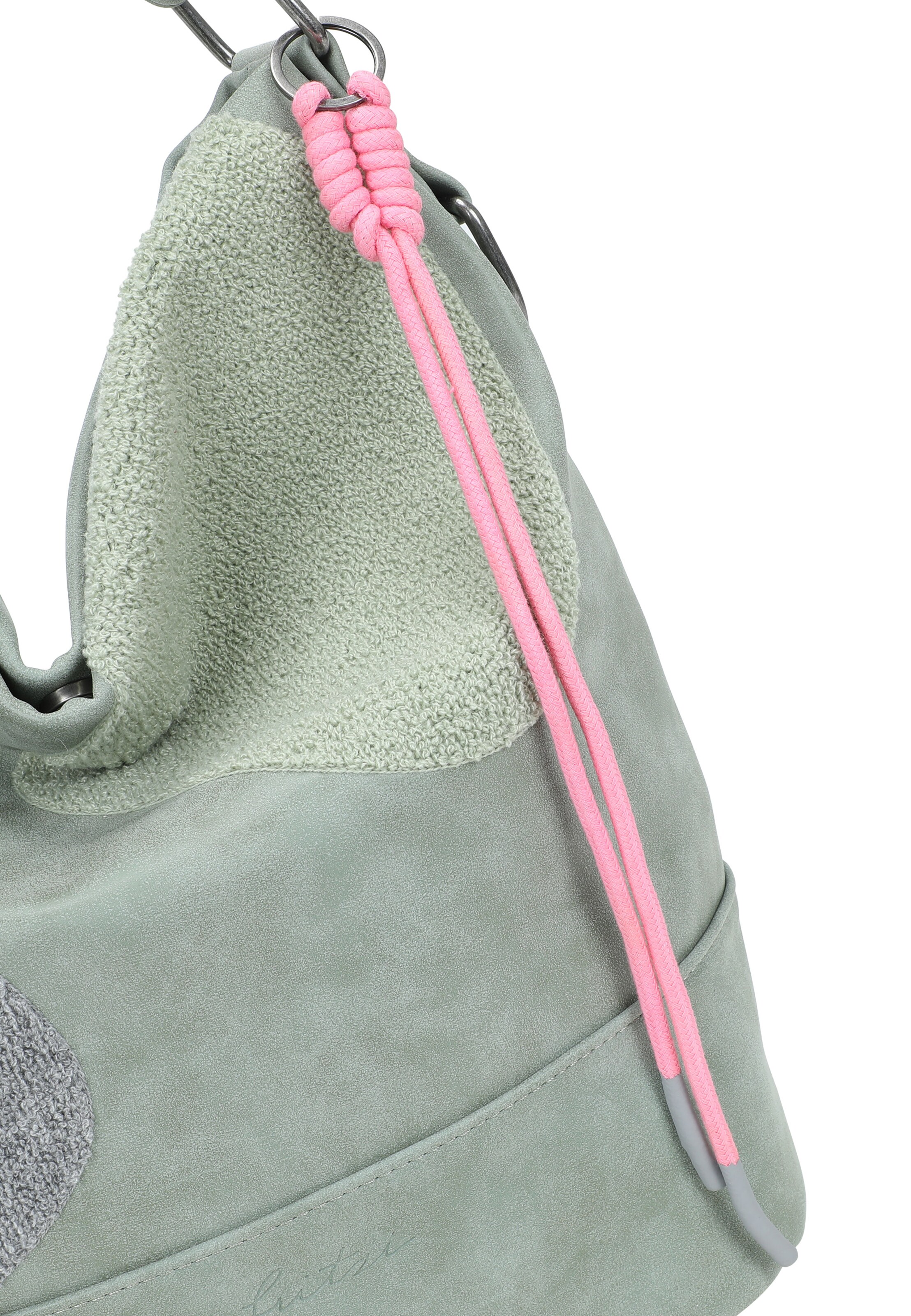 Sac bandoulière 'Olga Limited Happy Flocked Jive' Fritzi aus Preußen en vert