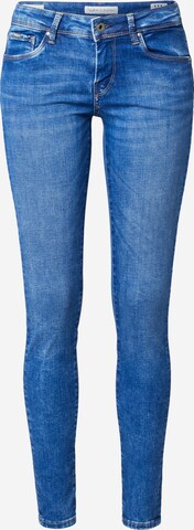 Jean 'LOLA' Pepe Jeans en bleu : devant