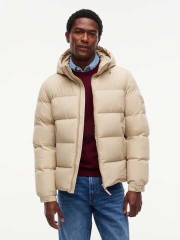 TOMMY HILFIGER Зимно яке в бежово: отпред