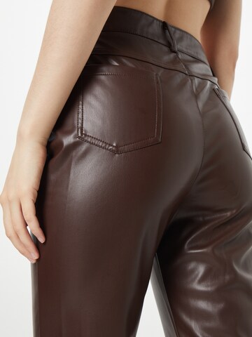 Misspap Normalny krój Spodnie w kolorze brązowy