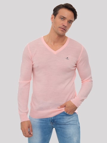 Pullover 'Erky' di Sir Raymond Tailor in rosa: frontale