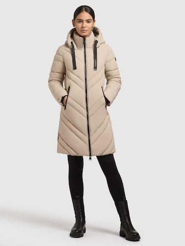 khujo Wintermantel 'Taby' in Beige