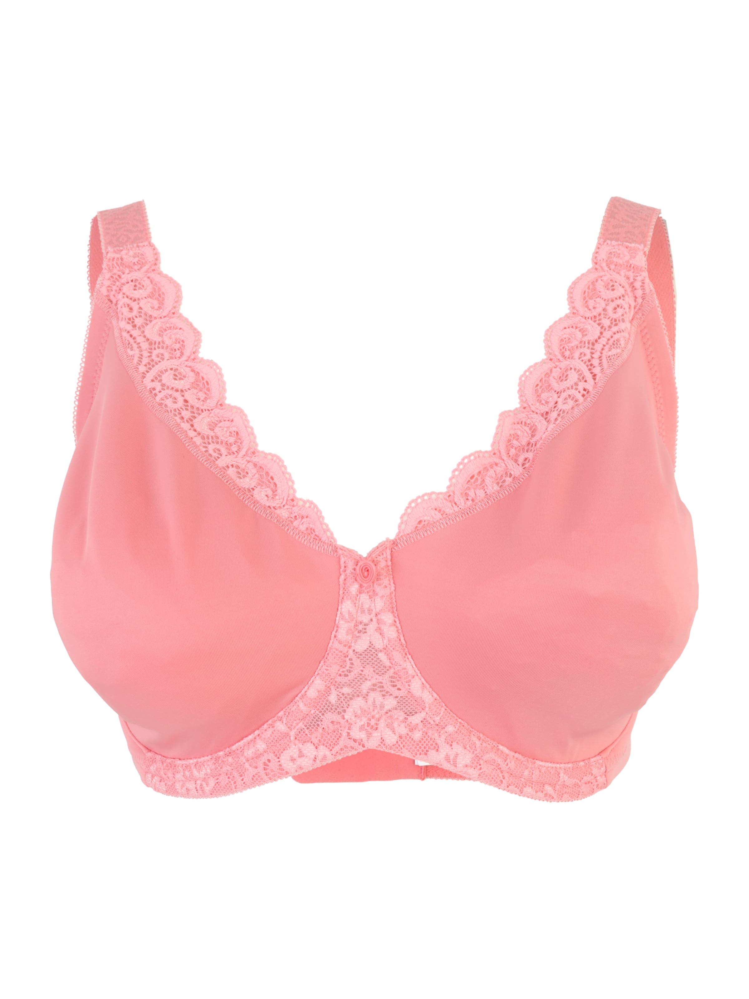TRIUMPH Бюстгальтер-минимайзер Бюстгальтер 'Amourette' в Ярко-розовый: спереди