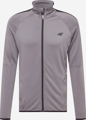 4F - Chaqueta de chándal 'BLMF010' en gris: frente