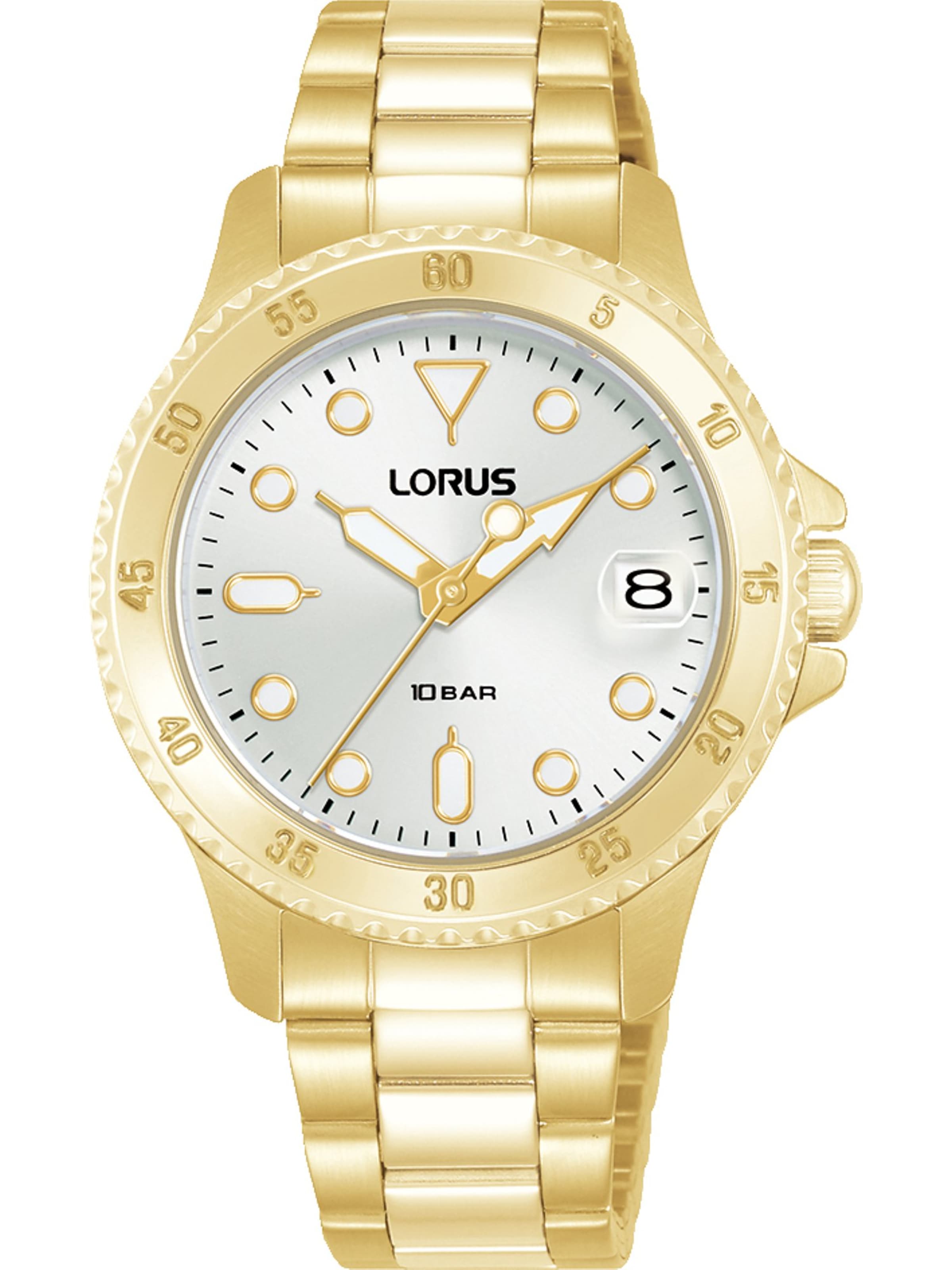 LORUS Analog Watch in Gold: front