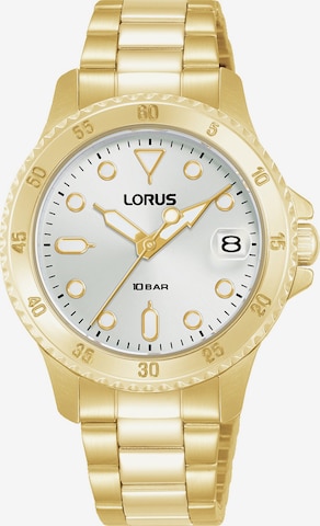 LORUS Analog Watch in Gold: front