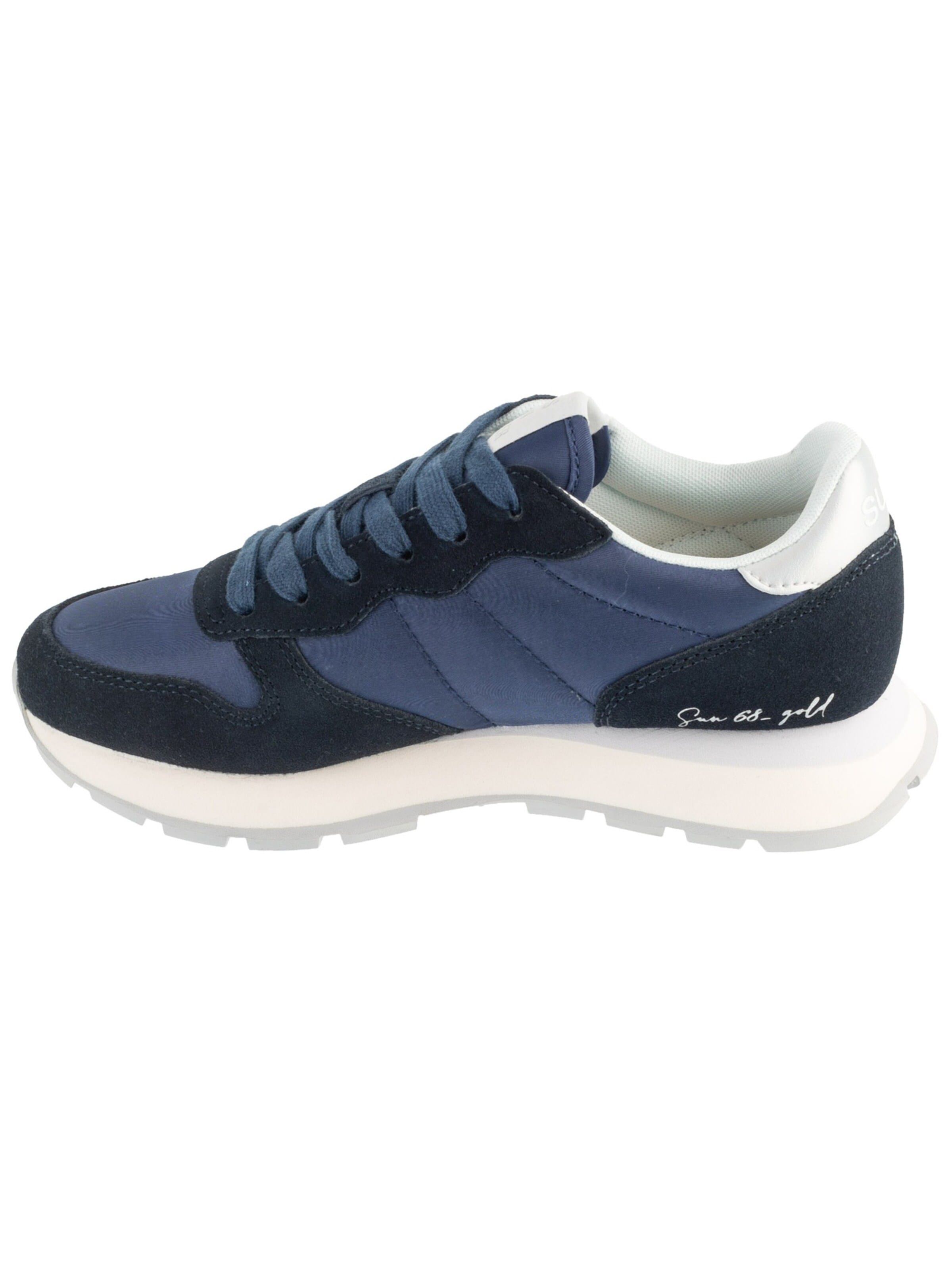 SUN68 Sneakers laag 'SUN68 Ally Gold Silver' in Blauw