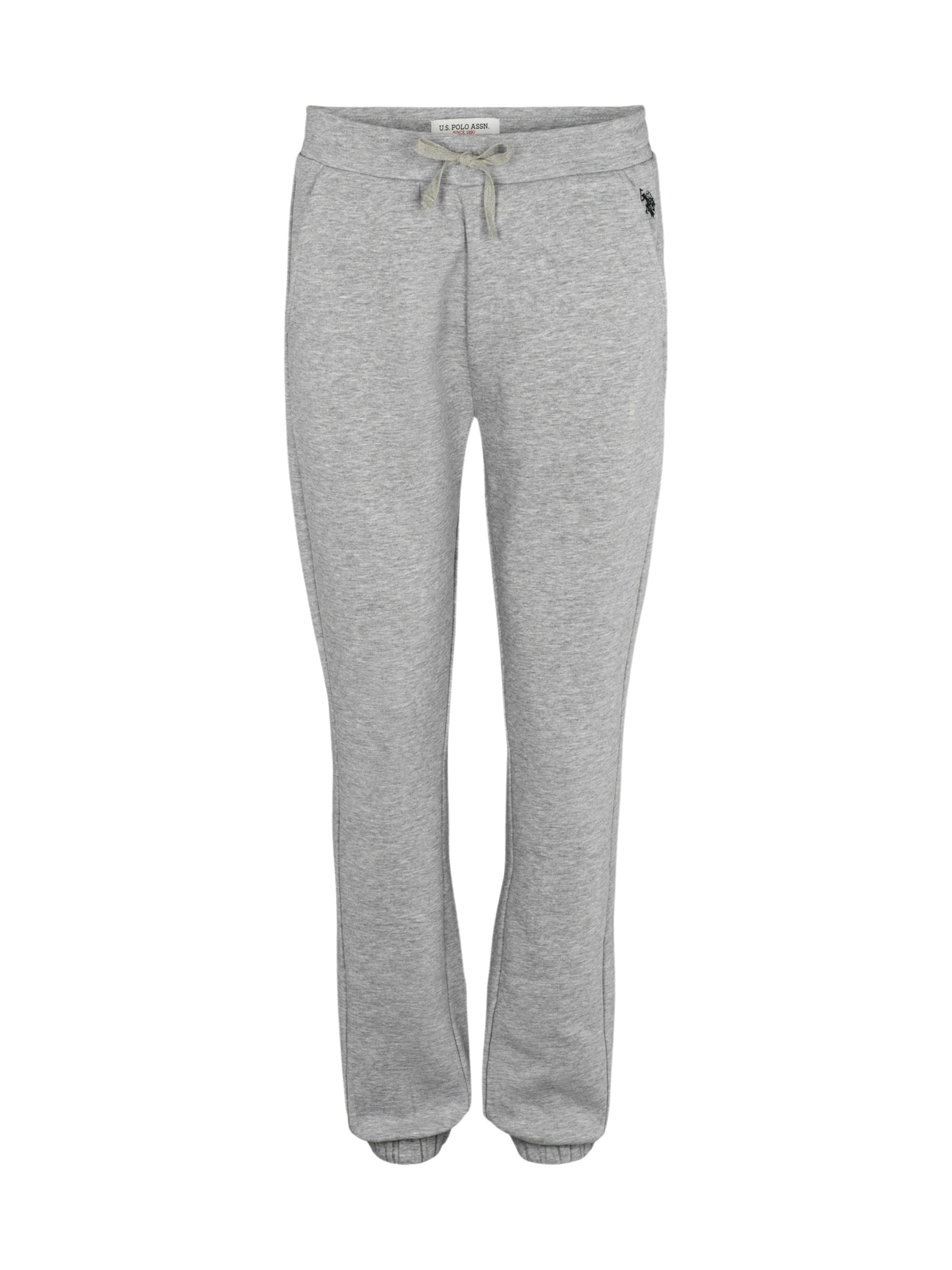 U.S. POLO ASSN. Tapered Housut 'India' värissä harmaa: etupuoli