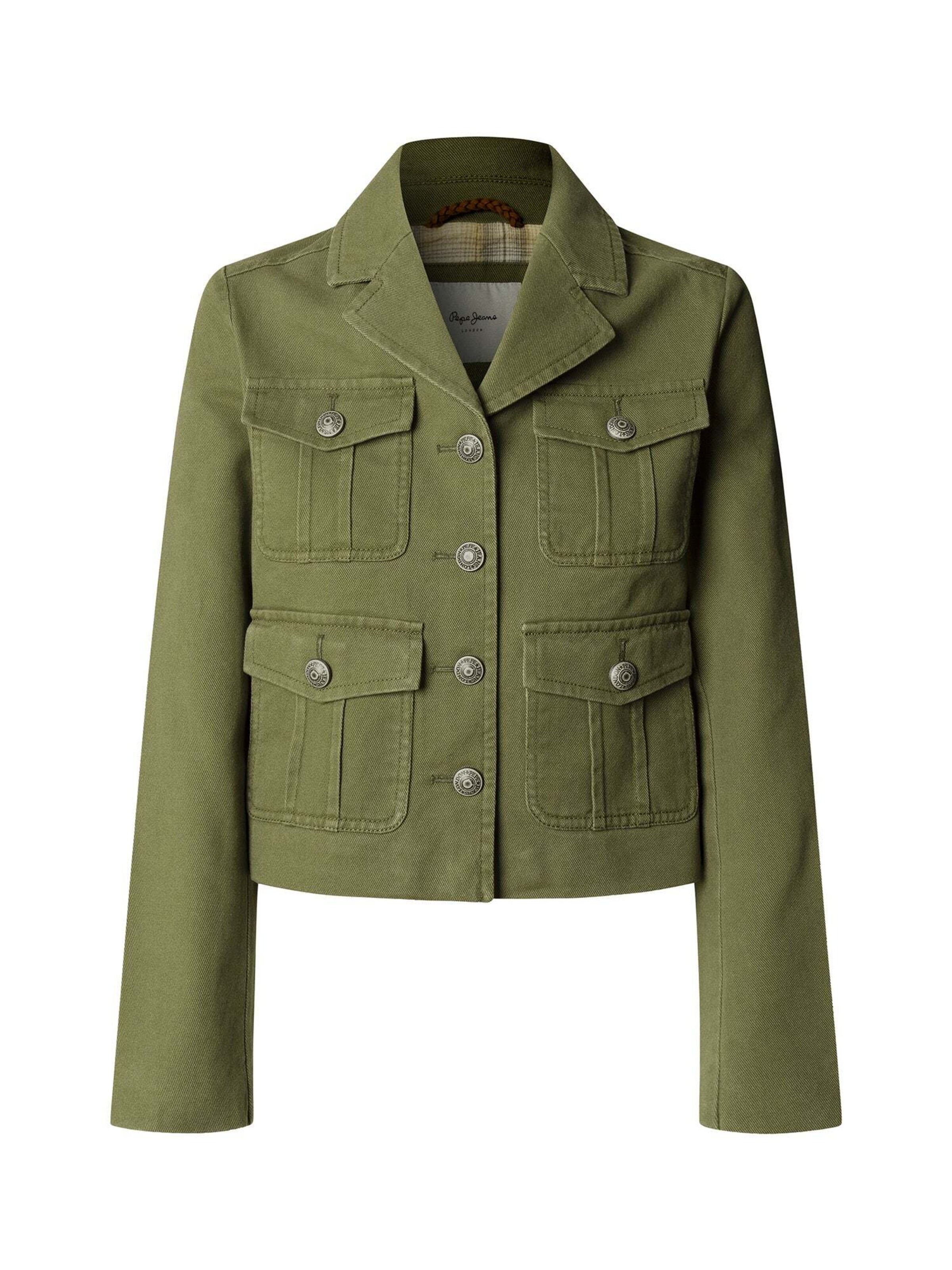 Veste mi-saison 'Gigih' Pepe Jeans en vert : devant