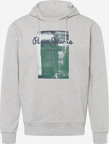 Pepe Jeans Sweatshirt 'PIERCE' i grå: framsida