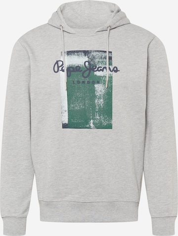 Pepe Jeans Sweatshirt 'PIERCE' in Grey: front