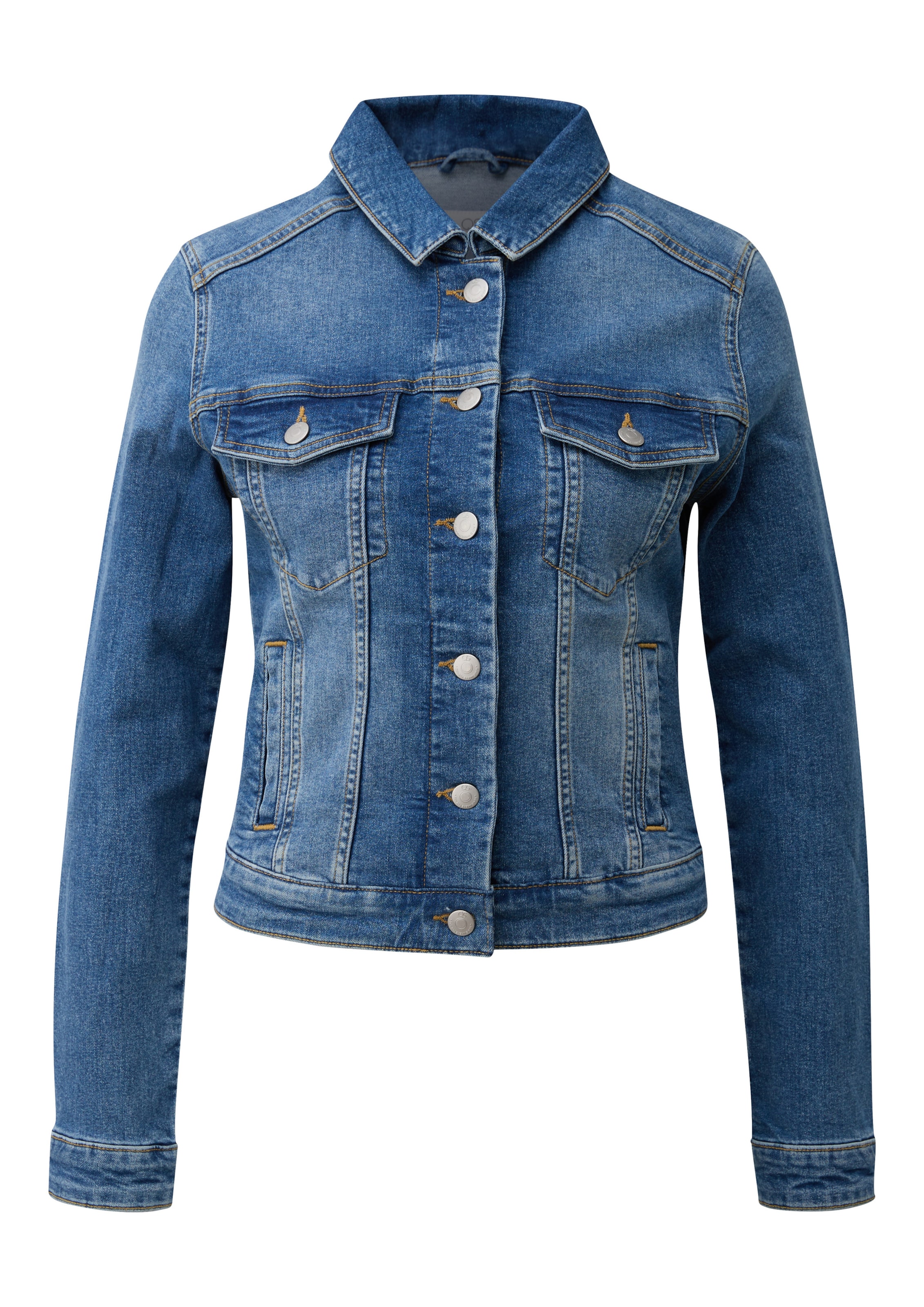 QS Tussenjas in Blauw: voorkant