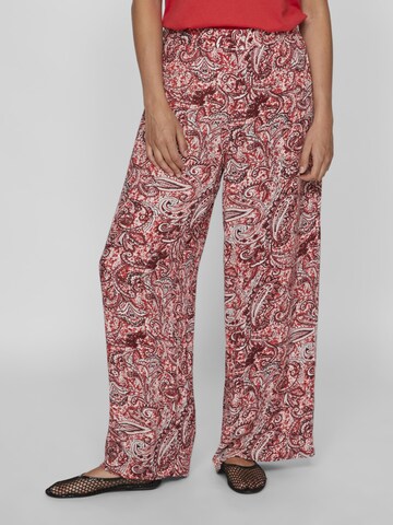 Regular Pantalon VILA en rouge