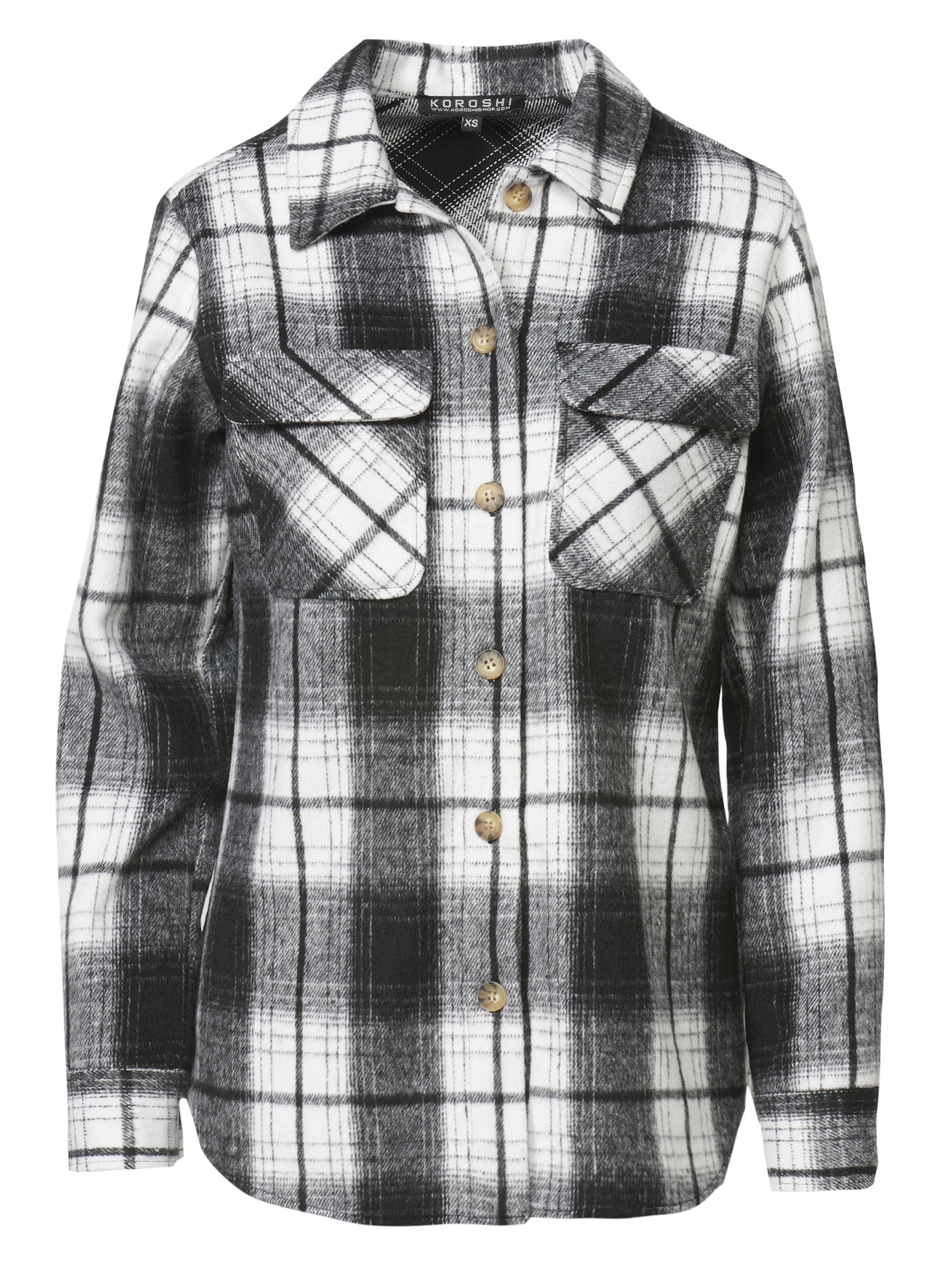 KOROSHI Bluse i sort: forside