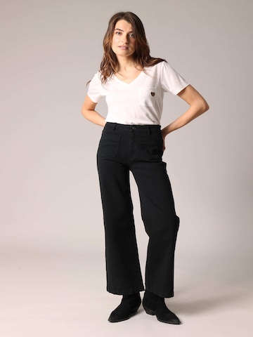 T-shirt 'Kellie' Deeluxe en blanc