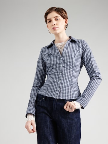 HOLLISTER Blúzka - Modrá: predná strana