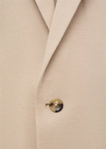 MANGO MAN Slim fit Suit Jacket 'Verner' in Beige