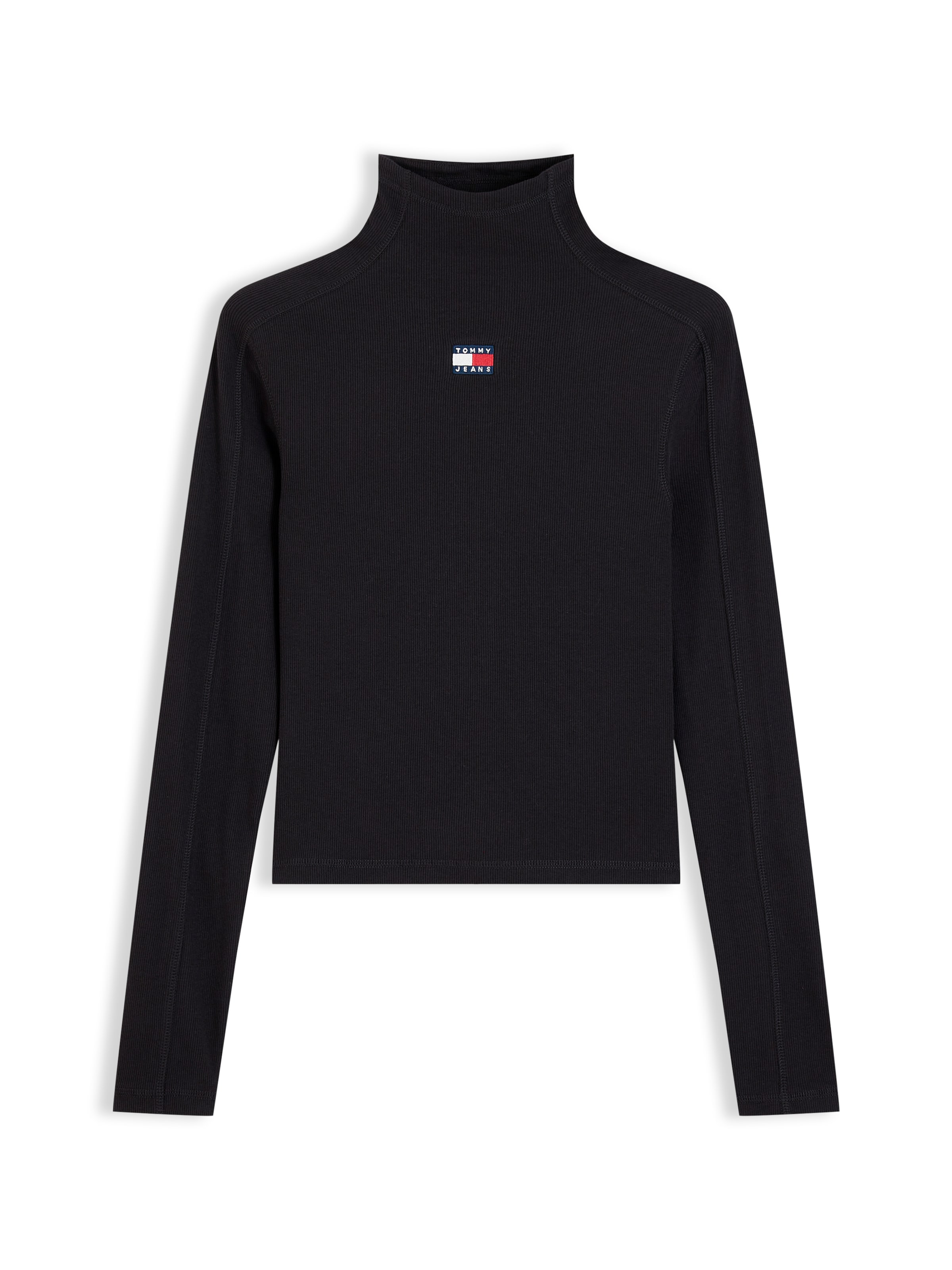 Tricou de la Tommy Jeans pe negru: față