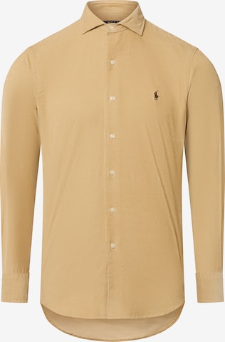 Coupe regular Chemise Polo Ralph Lauren en jaune : devant