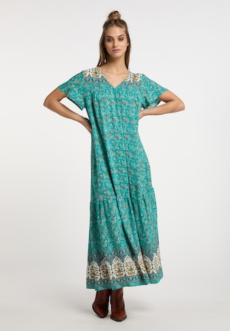 usha FESTIVAL Summer Dress in Blue