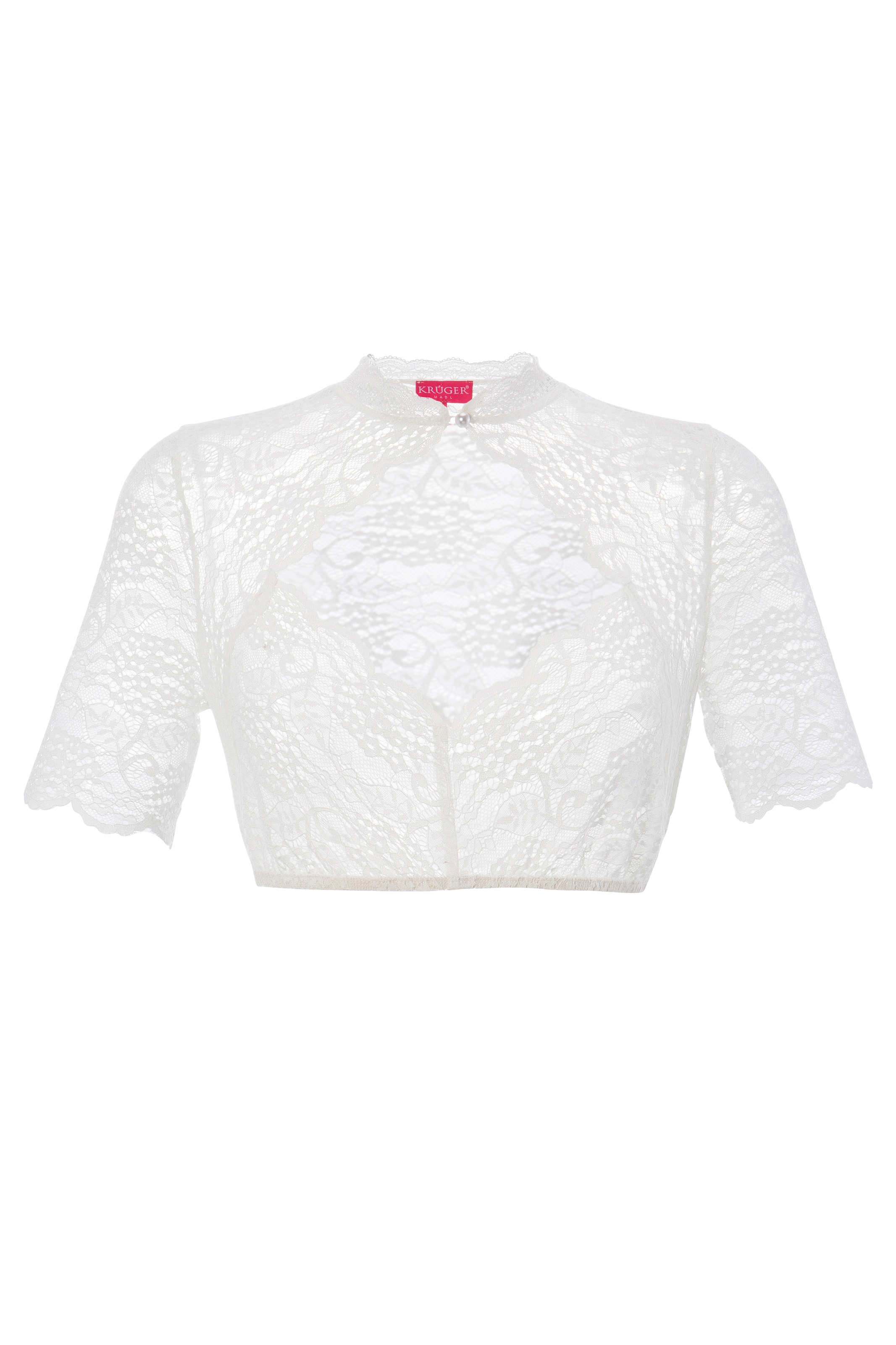 Krüger Madl Traditional Blouse in Beige: front