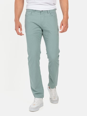 CAMEL ACTIVE Regular Regular Fit 5-Pocket Hose in Grün: predná strana