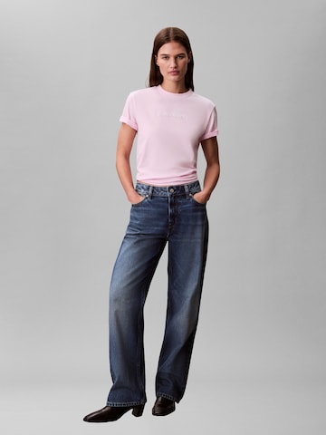 Calvin Klein Jeans T-Shirt in Pink