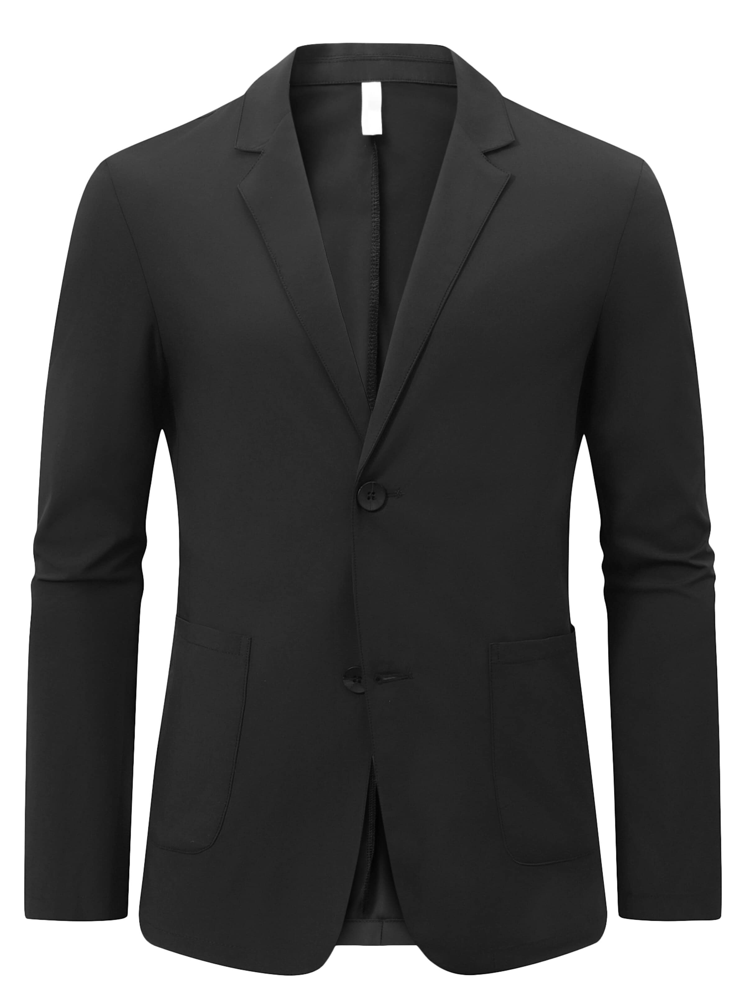 ALLTHEMEN Suit Jacket 'Schatten' in Black: front