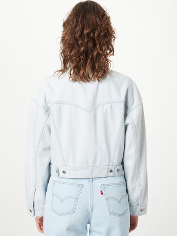 LEVI'S ® Übergangsjacke 'Silvertab Crop Trucker' in Blau