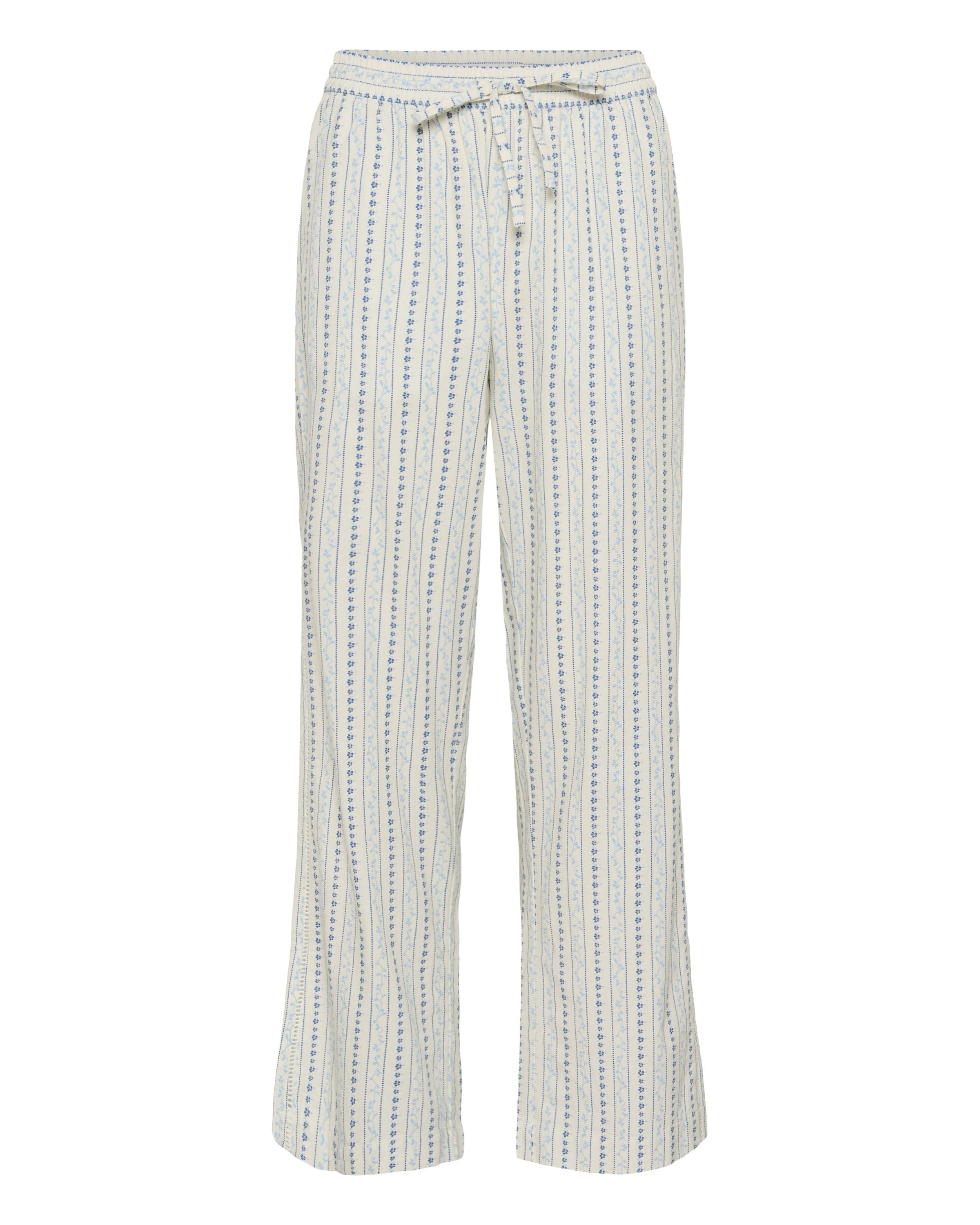 SAINT TROPEZ - regular Pantalón 'Raja' en blanco: frente