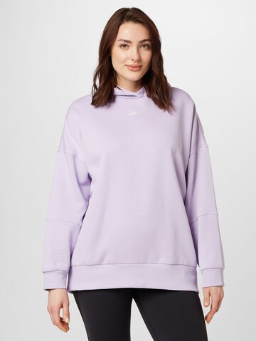 Reebok Sportief sweatshirt in Lila: voorkant