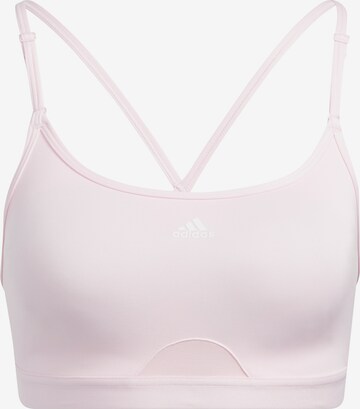 Soutien-gorge de sport ADIDAS SPORTSWEAR en rose : devant