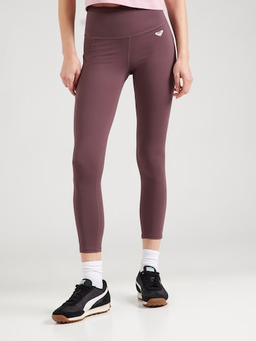 ROXY Skinny Sports trousers 'HEART INTO' in Purple: front