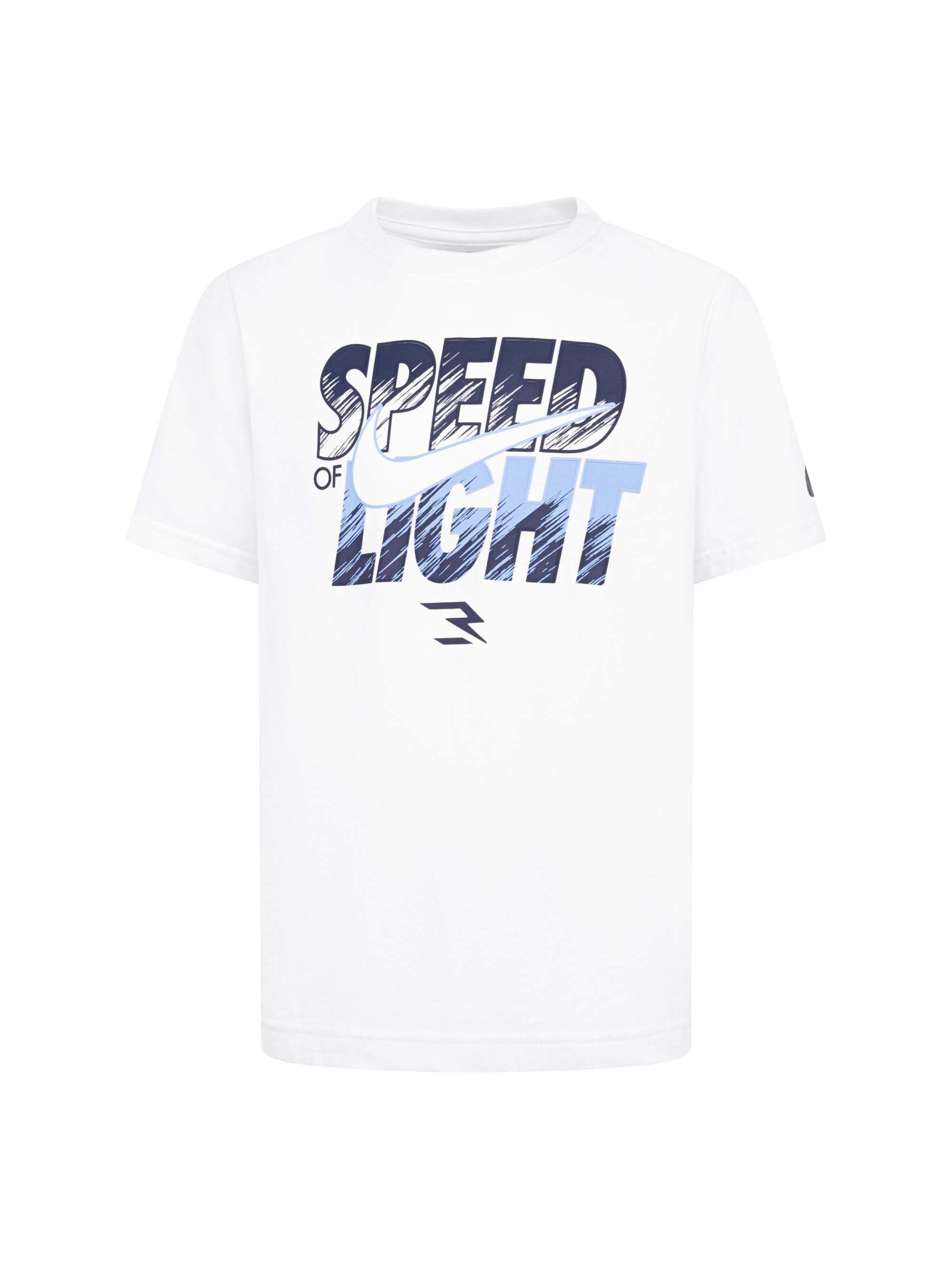 NIKE Performance shirt 'Speed Of Light' in White: front