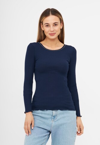 TOOche Pullover 'Norwegen' in Blau: Vorderseite