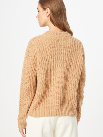 PIECES Sweater 'Fire' in Brown