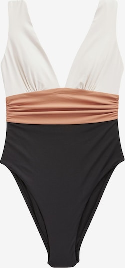 Maudymosi kostiumėlis iš Next, spalva – smėlio spalva / juoda / balta, Prekių apžvalga