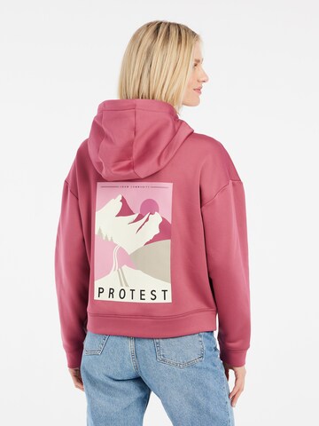 PROTEST Sweatjacke 'PRTTEAM'‌‌‌‌‌‌‌‌‌‌ in Pink