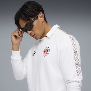 PUMA Sports sweatshirt 'FC St. Pauli King Drill' in White