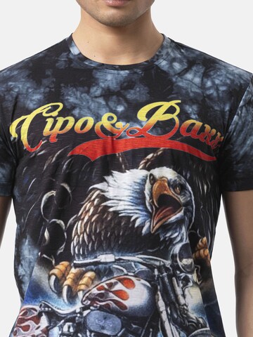 CIPO & BAXX Shirt 'CT821' in Blue