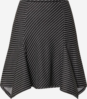 Fustă 'PCMELANIE' de la PIECES pe negru: față