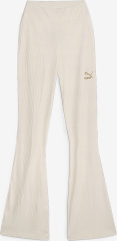 PUMA Workout Pants in Beige: front
