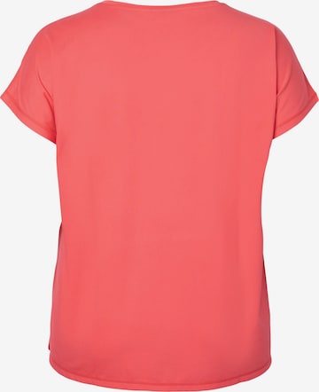 Active by Zizzi Performance Shirt 'ABASIC' in Red