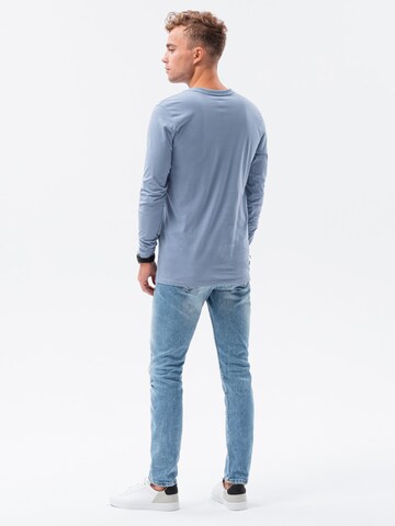 Ombre Shirt 'L136' in Blau