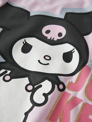 NAME IT Sweatshirt 'NKFJY HELLOK' in Pink