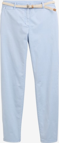 TOM TAILOR Chino trousers in Blue: front