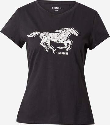 MUSTANG Shirt 'ALEXIA' in Schwarz: predná strana