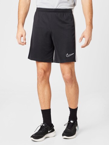 NIKE - Regular Calças de desporto 'Academy23' em preto: frente