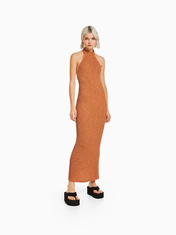 Bershka Knit dress in Orange