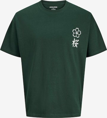 T-Shirt 'JJDYLAN' JACK & JONES en vert : devant